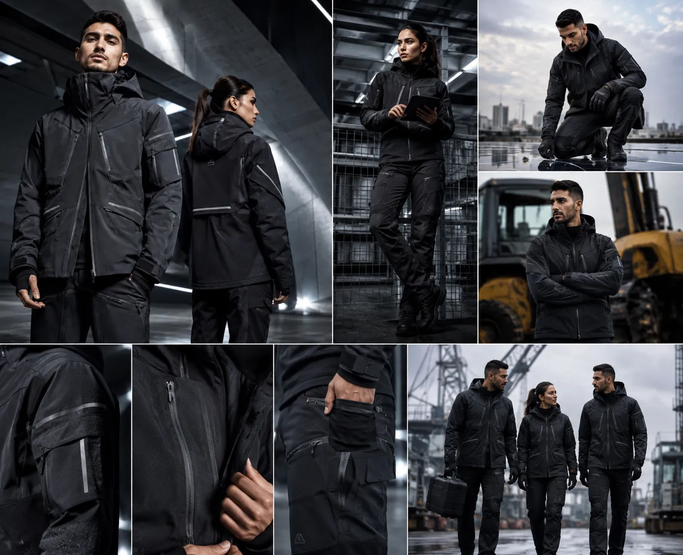 Premium technical garment construction